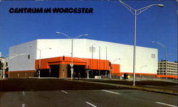 Centrum In Worcester Postcard