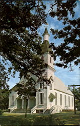 Trinity United Methodist Church, Oak Bluffs Martha's Vineyard, MA Postcard Postcard