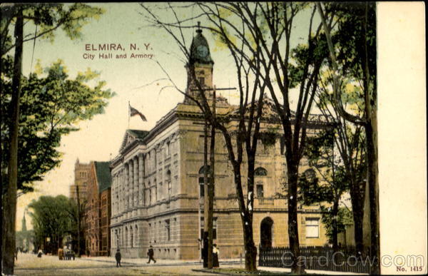 City Hall And Armory Elmira New York