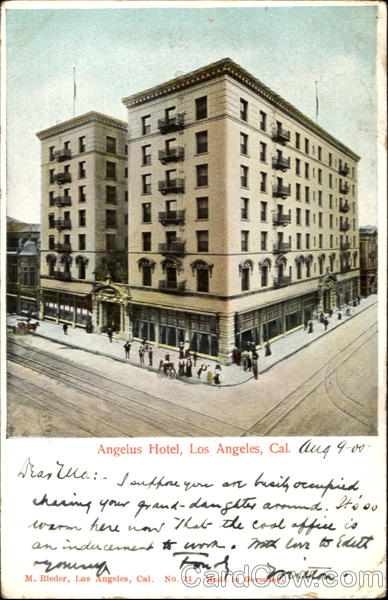Angelus Hotel Los Angeles California