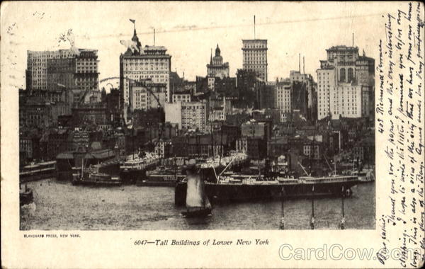 Tall Buildings Of Lower New York New York City