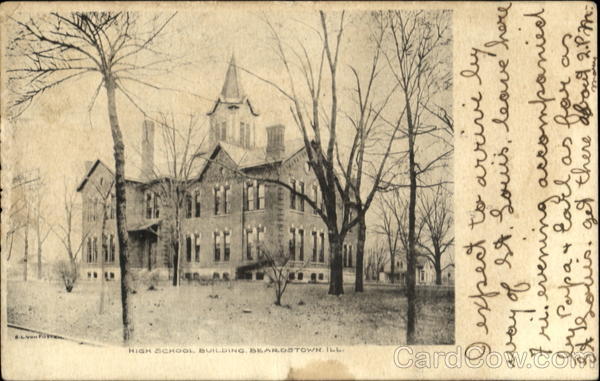 High School Building Beardstown Illinois