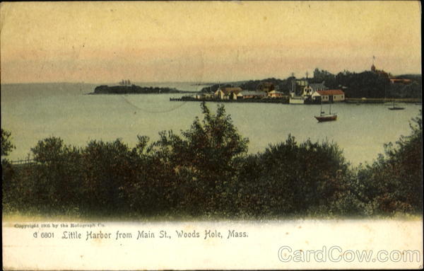 Little Harbor From Main St Woods Hole Massachusetts