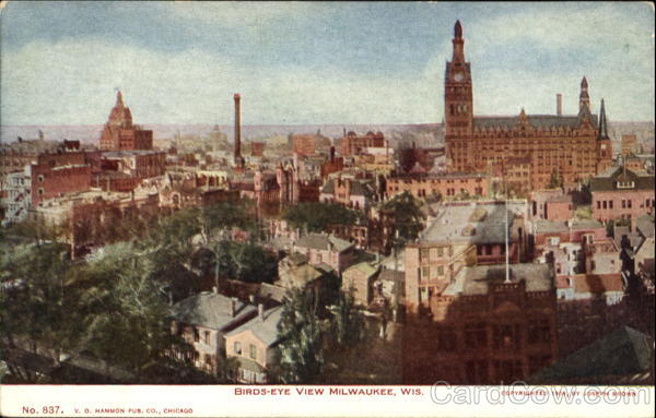 Birds-Eye View Milwaukee Wisconsin