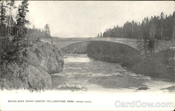 Bridge Near Grand Canyon, Yellowstone Park Yellowstone National Park