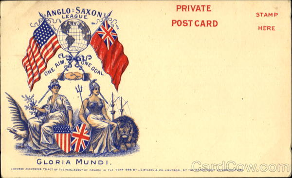 Gloria Mundi Anglo-Saxon League Patriotic