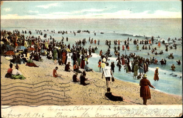Beach at Coney Island New York