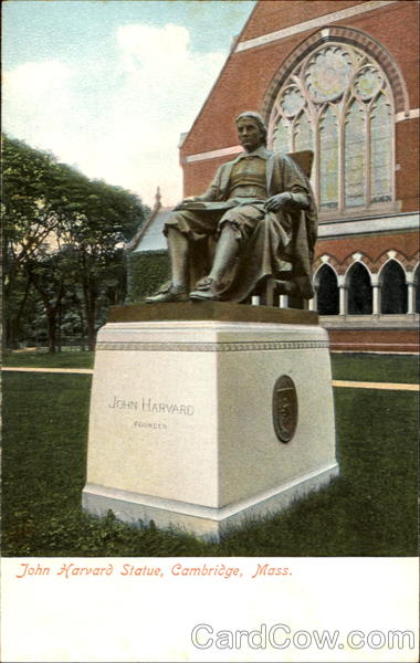 John Harvard Statue Cambridge Massachusetts