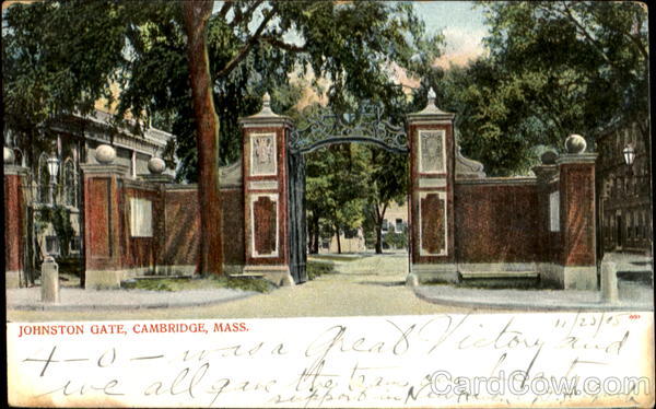 Johnston Gate Cambridge Massachusetts
