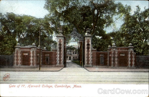 Gate Of 77, Harvard College Cambridge Massachusetts