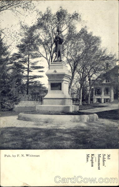 Soldiers Monument Kingston Massachusetts