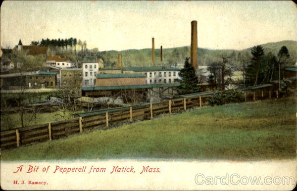 A Bit Of Pepperell From Natick Massachusetts
