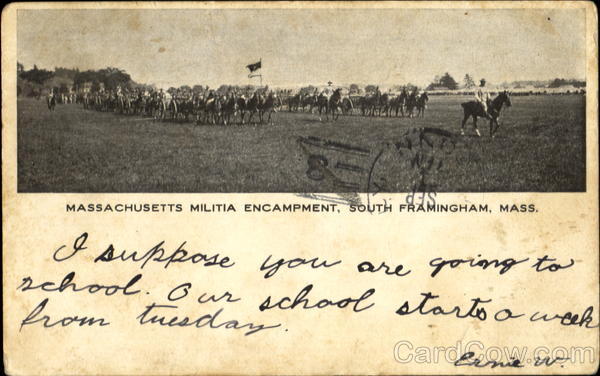 Massachusetts Militia Encampment Framingham