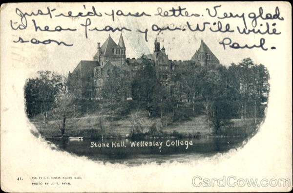 Stone Hall, Wellesley College Massachusetts