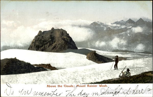 Above The Clouds Mount Rainier Washington