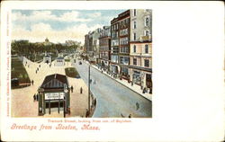 Greetings From Boston, Tremont Street Postcard