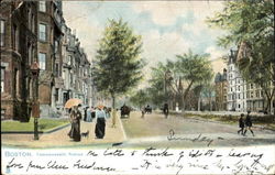 Commonwealth Avenue Postcard