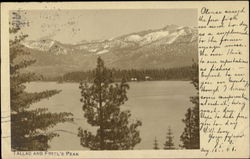 Tallac And Freel's Peak Lake Tahoe, CA Postcard Postcard