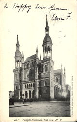 Temple Emanuel, 5th Ave Postcard