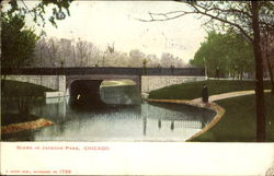 Scene In Jackson Park Chicago, IL Postcard Postcard