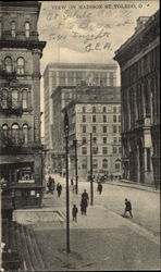 View Of Madison St Postcard