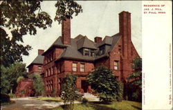 Residence Of Jas. J. Hill Postcard