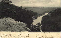 Scene On The Conestoga Lancaster, PA Postcard Postcard