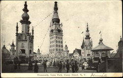 Promenade, Luna Park Postcard