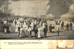 Asbury Parks Famous Boardwalk New Jersey Postcard Postcard