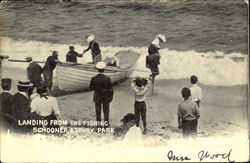 Landing From The Fishing School Postcard