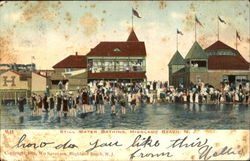 Still Water Bathing Highland Beach, NJ Postcard Postcard