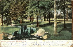 Branch Brook Park Newark, NJ Postcard Postcard