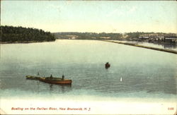 Boating On The Raritan River Postcard