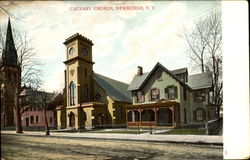 Calvary Church Newburgh, NY Postcard Postcard