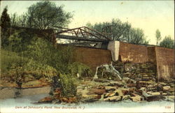 Dam At Johnson's Pond Postcard