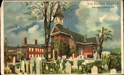 Old Swedes Church Postcard