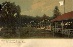 Arrivals At Cedar Point Kansas Postcard Postcard