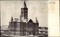 Court House Aurora, NE Postcard Postcard