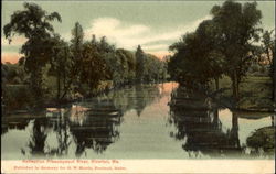 Reflection Presumpscot River Riverton, ME Postcard Postcard