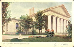 Custer-Lee Mansion Postcard