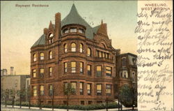 Reymann Residence Wheeling, WV Postcard Postcard