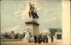 Statue Of St. Louis Postcard