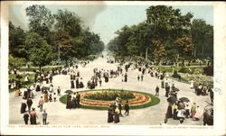 Central Avenue, Belle Isle Park Postcard