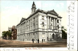 City Hall Elmira, NY Postcard Postcard