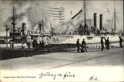 League Island Navy Yard Postcard