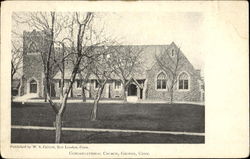 Congregational Church Groton, CT Postcard Postcard