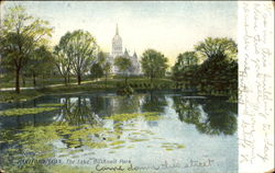 The Lake, Bushnell Park Postcard