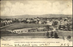 Looking North From The Northfield Postcard