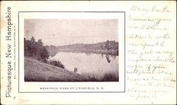 Merrimack River At Litchfield Postcard