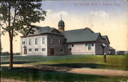 The Drill Hall M. A. C Amherst, MA Postcard Postcard